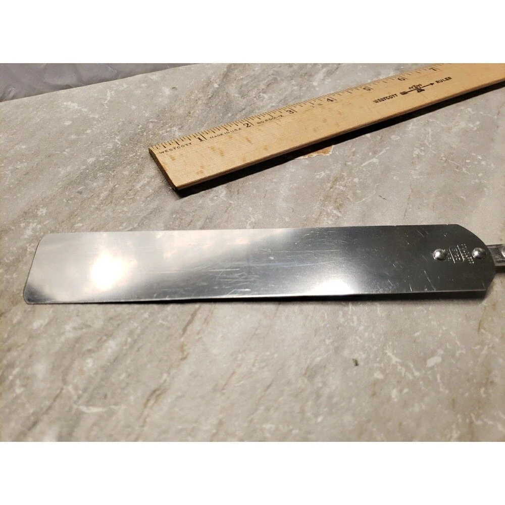 Vintage Ekco Spreader Spatula White Handle Frosting Icing Knife Utensils